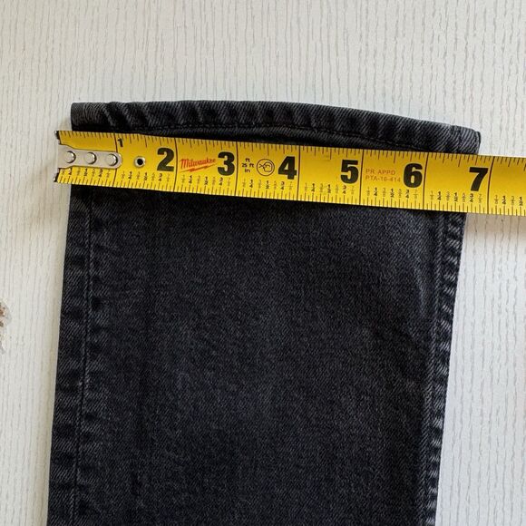 GRLFRND Tatum Mid-Rise Micro Boot Jeans Women Sz. 25 All Night Long Button Fly - Picture 16 of 16